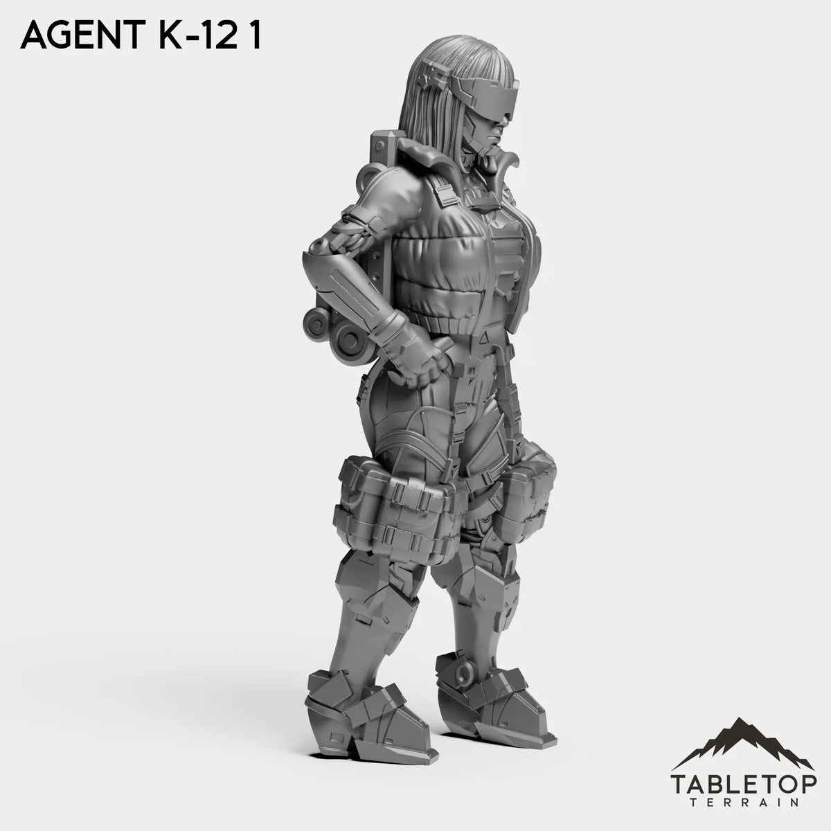 Tabletop Terrain Miniature Agent K-12