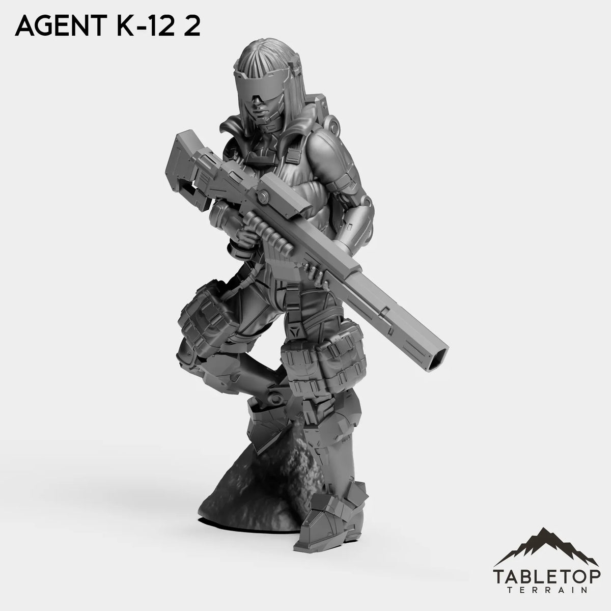 Tabletop Terrain Miniature Agent K-12 2 Agent K-12