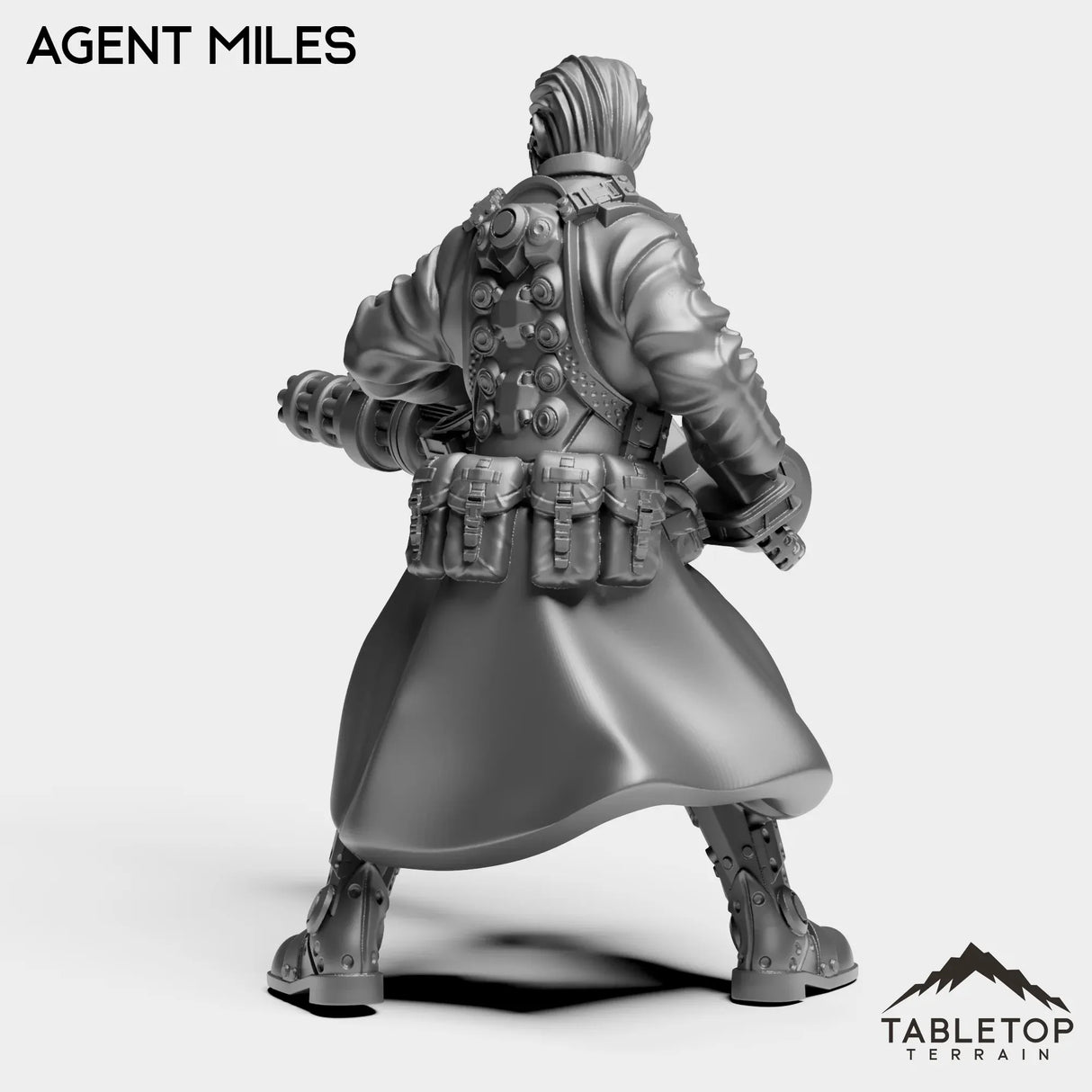 Tabletop Terrain Miniature Agent Miles - Micromachines Corp