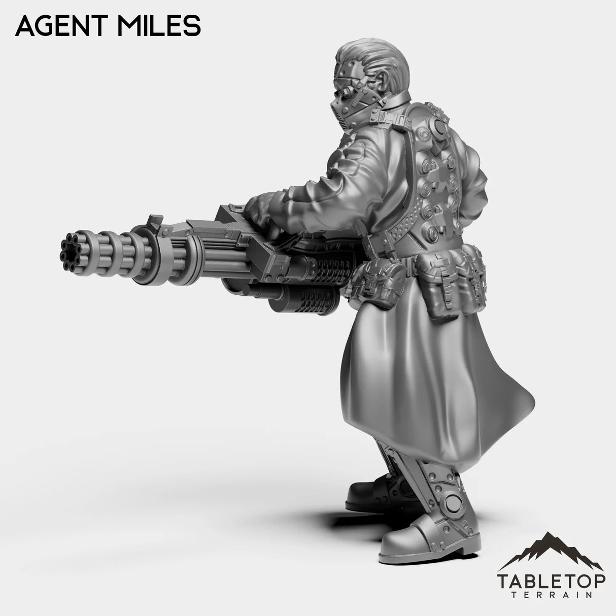 Tabletop Terrain Miniature Agent Miles - Micromachines Corp