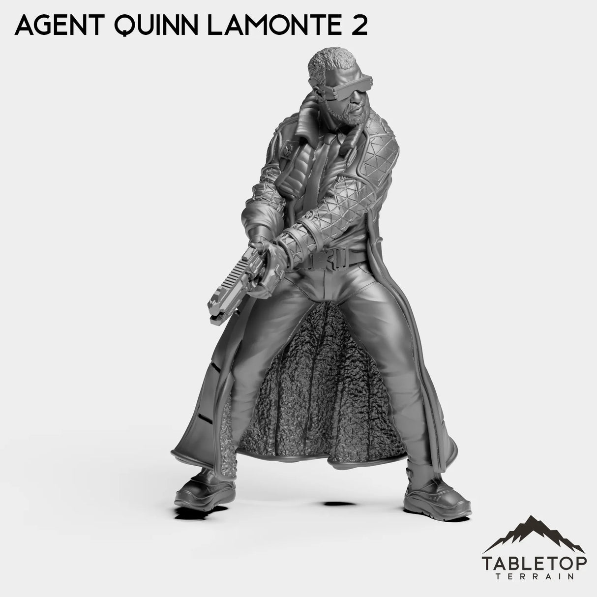 Tabletop Terrain Miniature Agent Quinn Lamonte - CEO