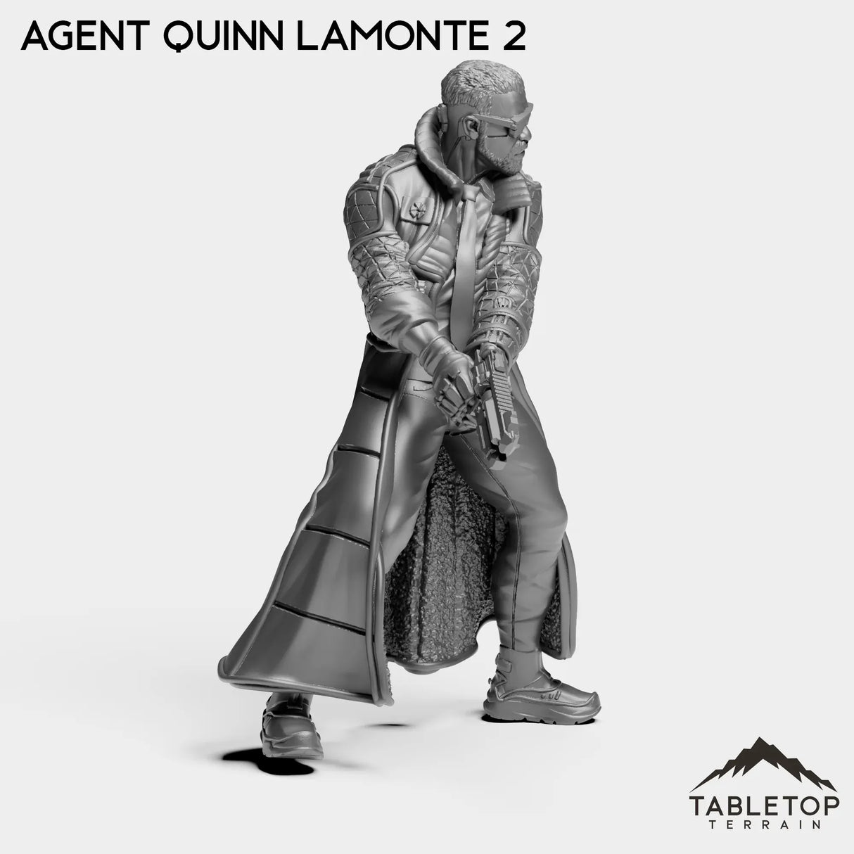 Tabletop Terrain Miniature Agent Quinn Lamonte - CEO