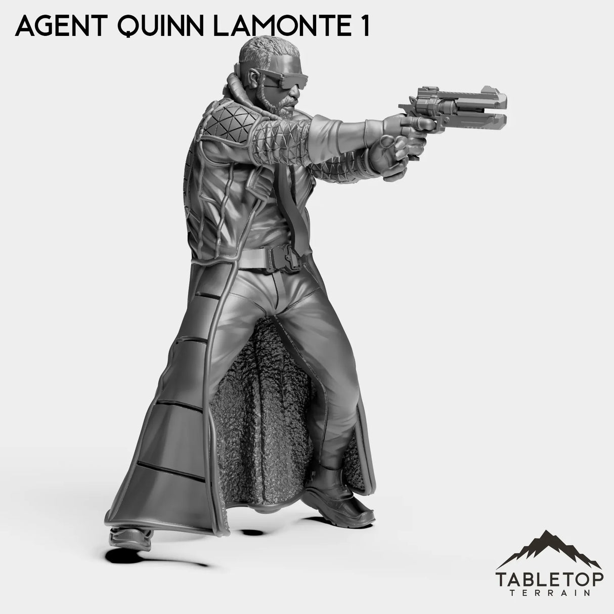Tabletop Terrain Miniature Agent Quinn Lamonte - CEO