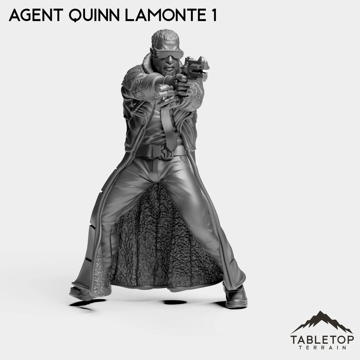Tabletop Terrain Miniature Agent Quinn Lamonte - CEO