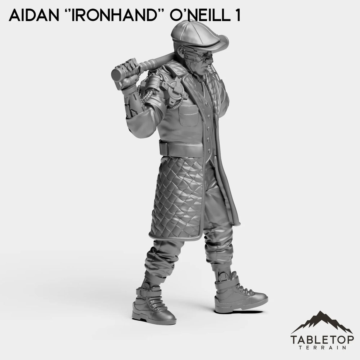 Tabletop Terrain Miniature Aidan ''Ironhand'' O'Neill
