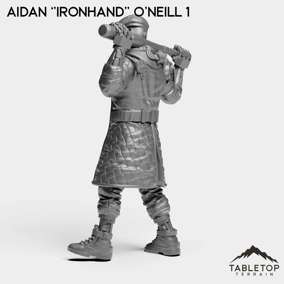 Tabletop Terrain Miniature Aidan ''Ironhand'' O'Neill