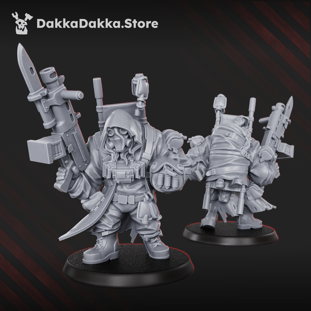 Tabletop Terrain Miniature Alcat Mules Squad (x3)