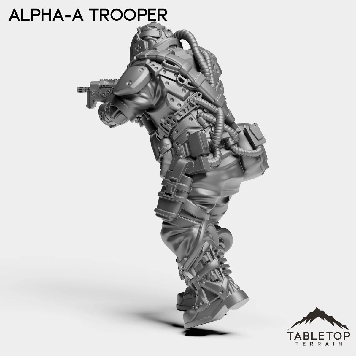 Tabletop Terrain Miniature Alpha-A Trooper - Alpha Troopers
