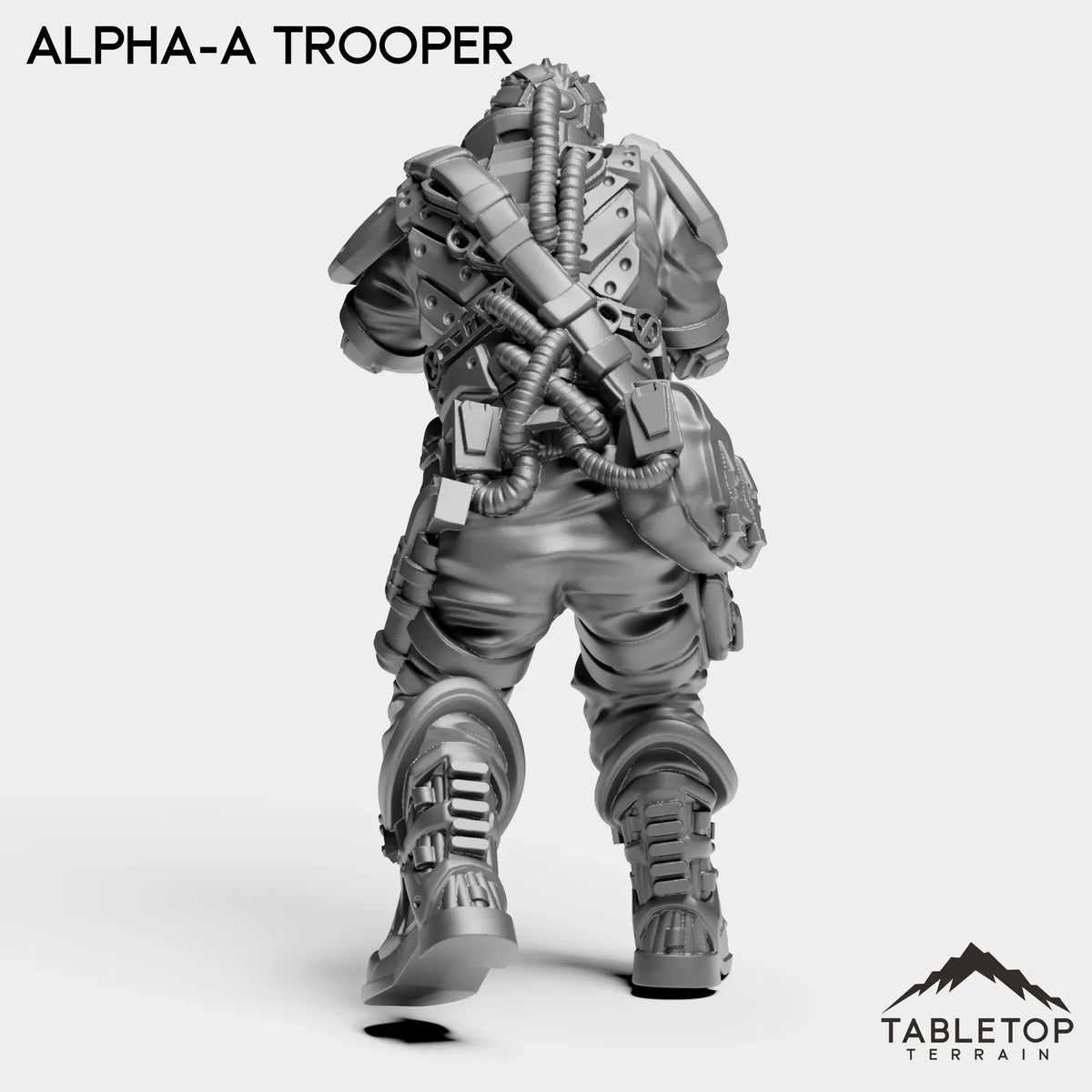 Tabletop Terrain Miniature Alpha-A Trooper - Alpha Troopers
