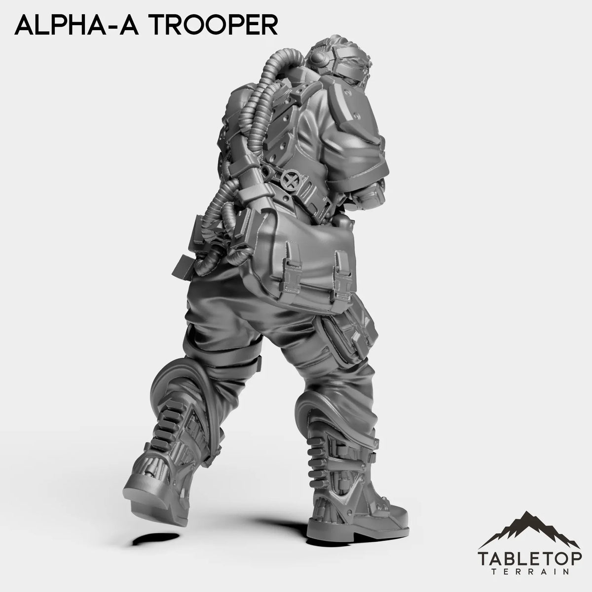 Tabletop Terrain Miniature Alpha-A Trooper - Alpha Troopers