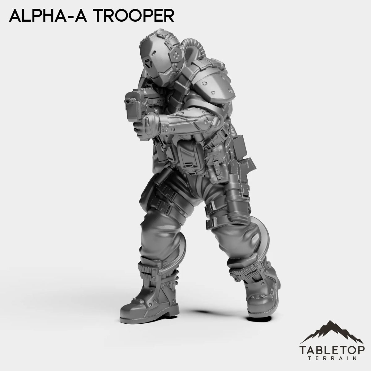 Tabletop Terrain Miniature Alpha-A Trooper - Alpha Troopers