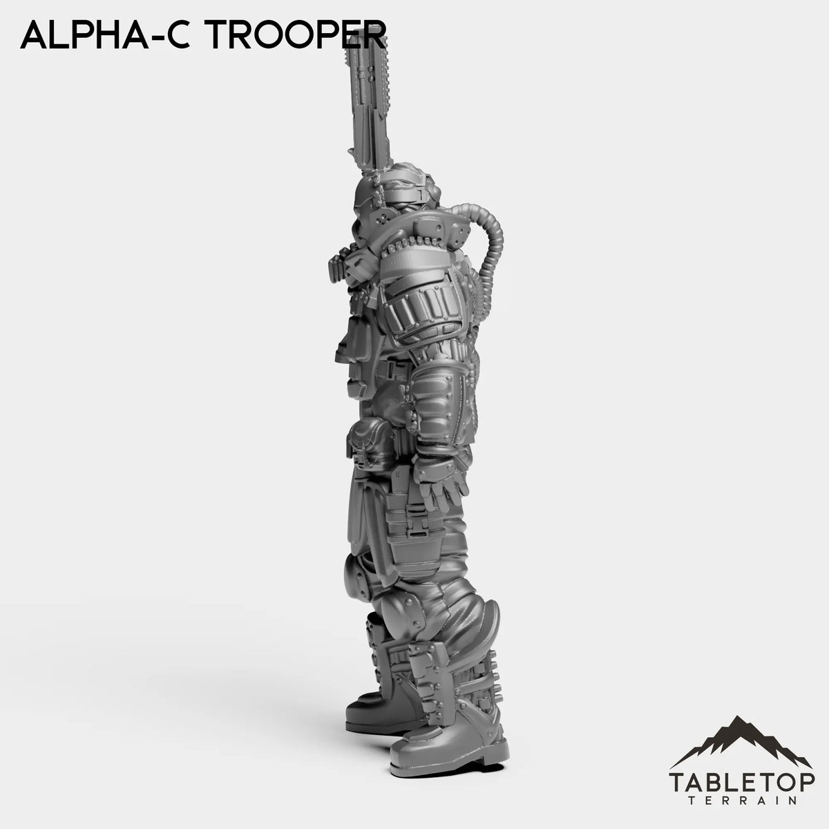 Tabletop Terrain Miniature Alpha-C Trooper - Alpha Troopers