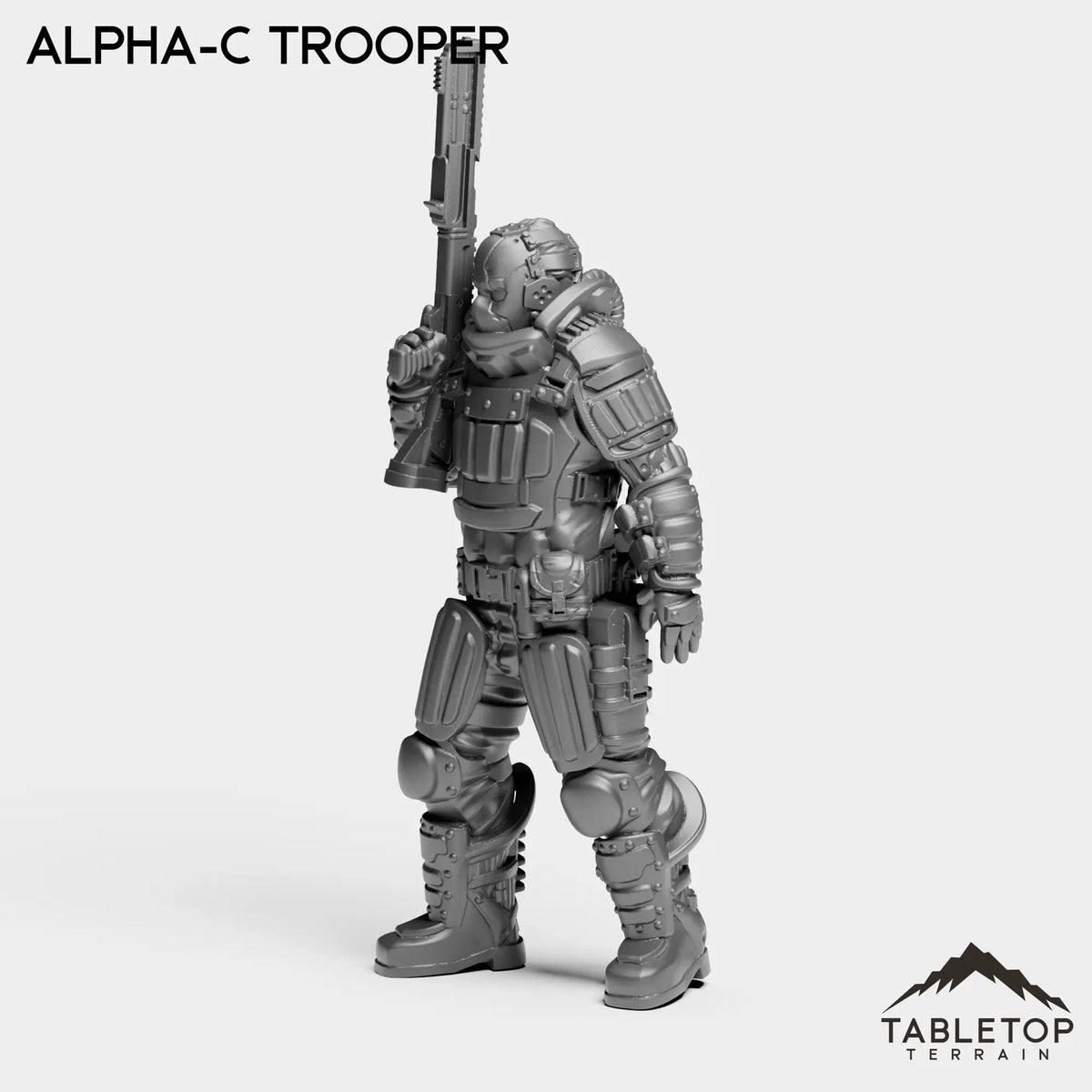 Tabletop Terrain Miniature Alpha-C Trooper - Alpha Troopers