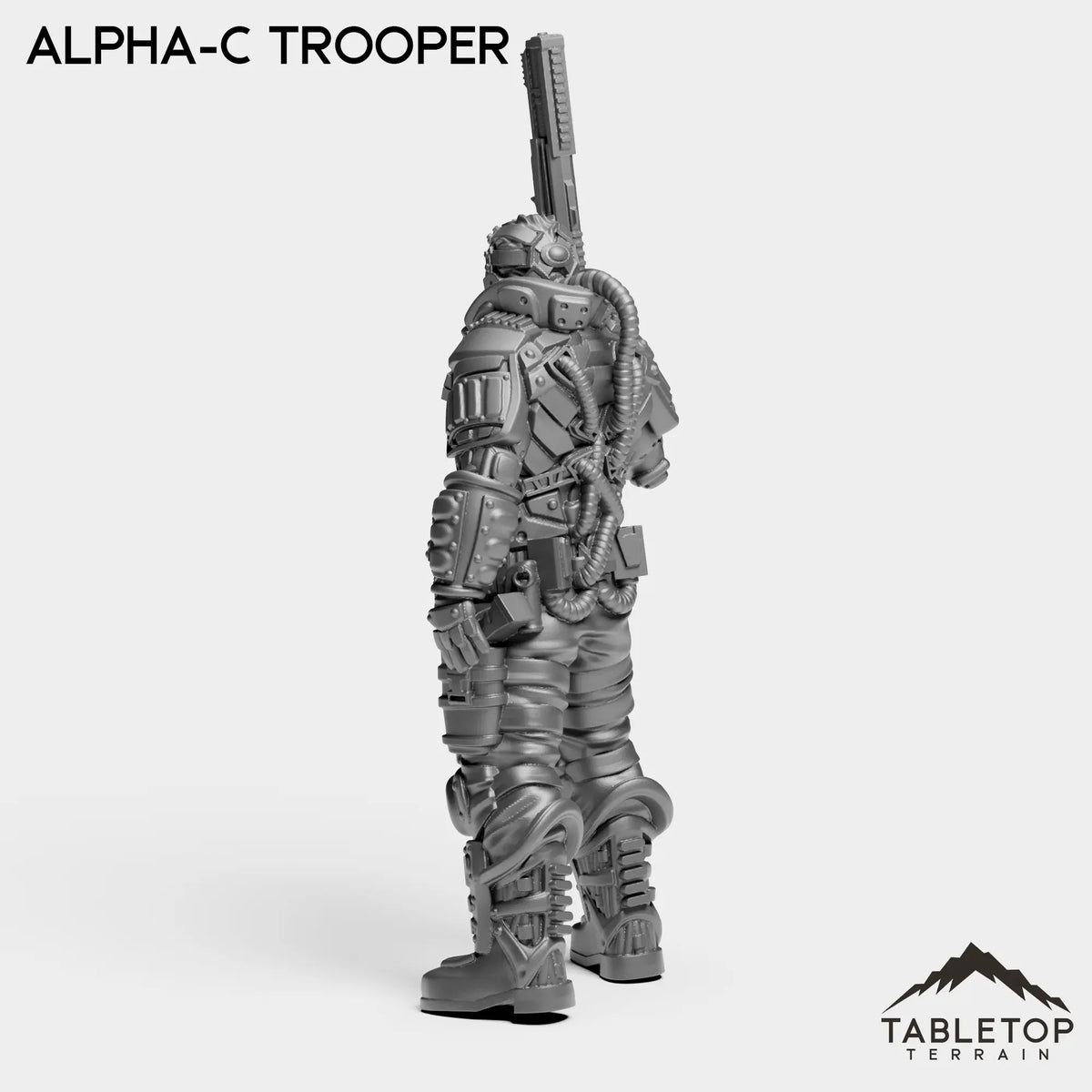 Tabletop Terrain Miniature Alpha-C Trooper - Alpha Troopers