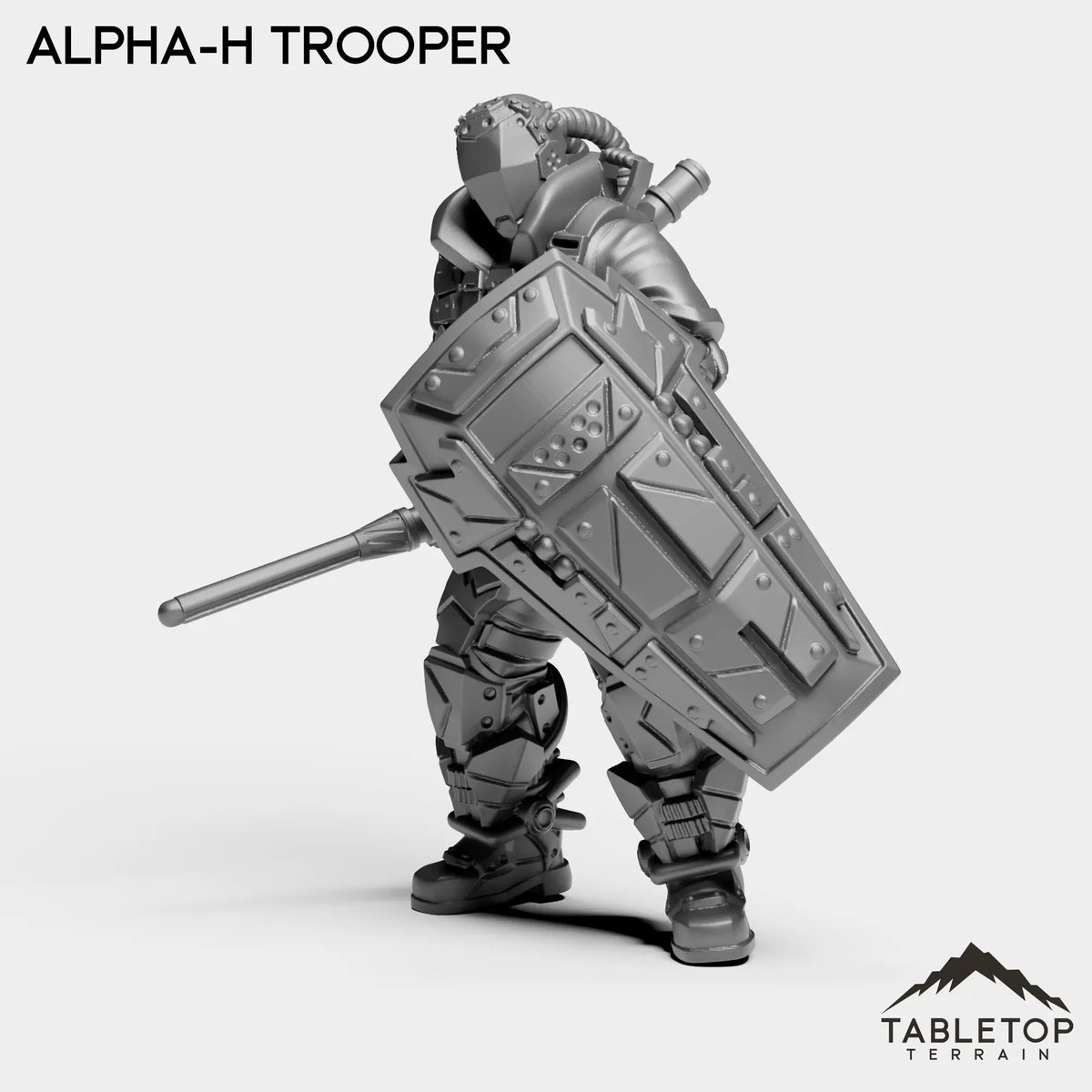 Tabletop Terrain Miniature Alpha-H Trooper - Alpha Troopers
