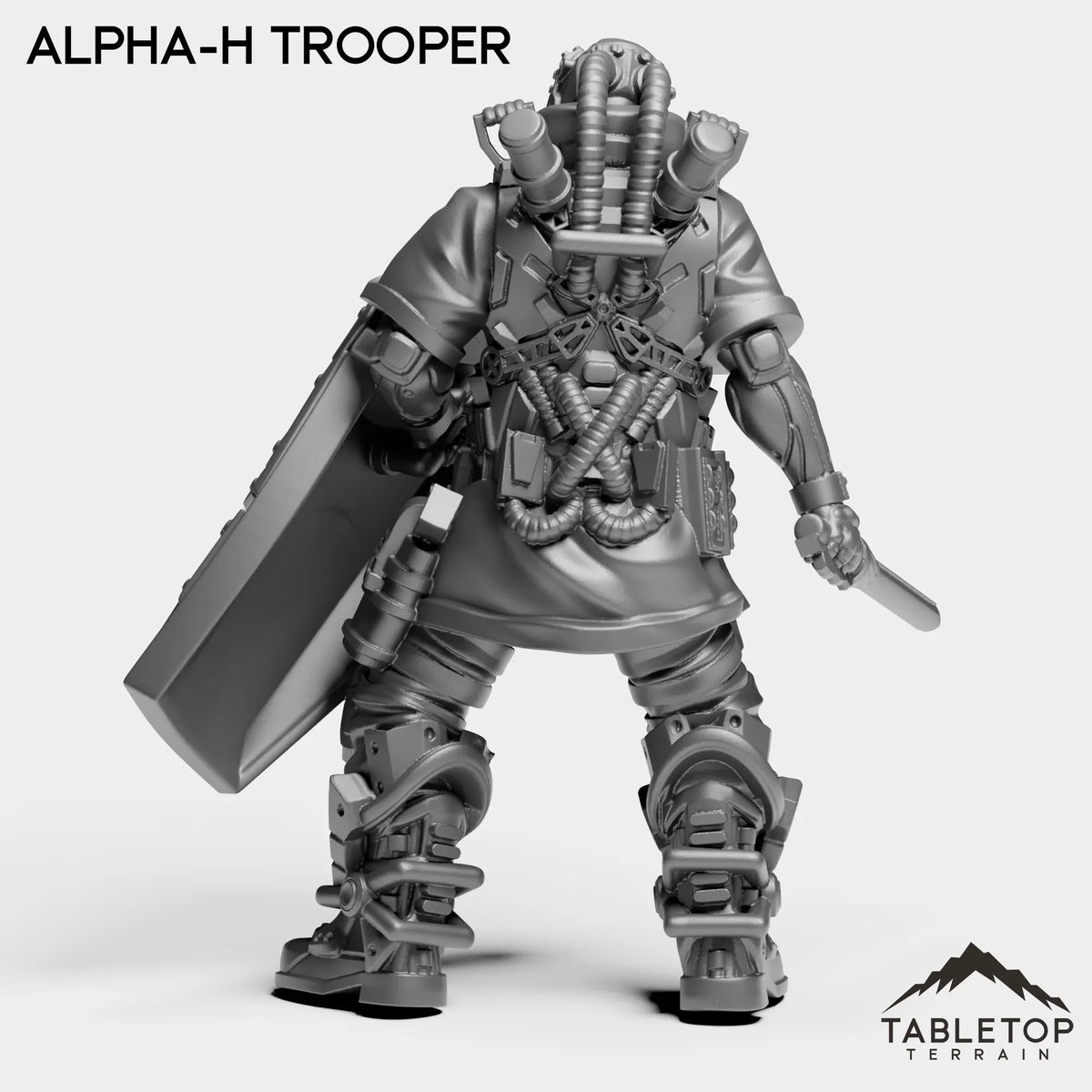 Tabletop Terrain Miniature Alpha-H Trooper - Alpha Troopers