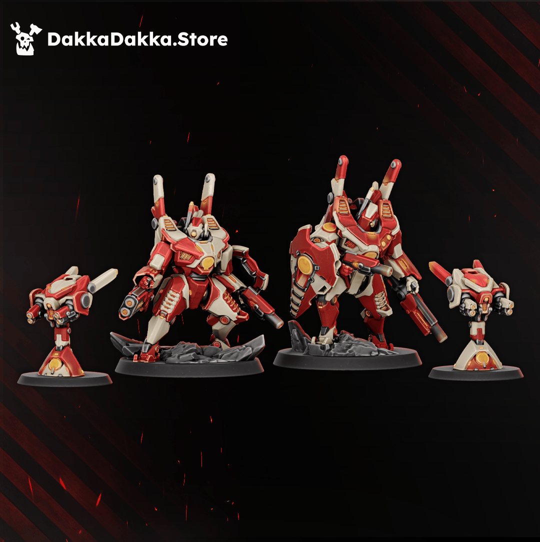 Tabletop Terrain Miniature Alpha & Hadar, Synchrosquad