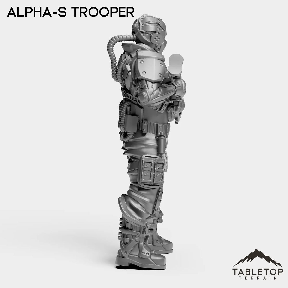 Tabletop Terrain Miniature Alpha-S Trooper - Alpha Troopers