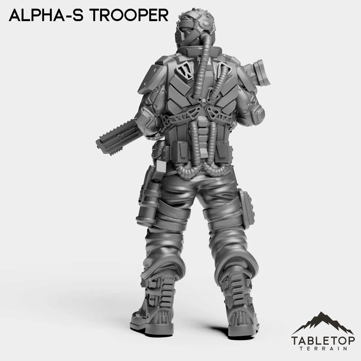 Tabletop Terrain Miniature Alpha-S Trooper - Alpha Troopers