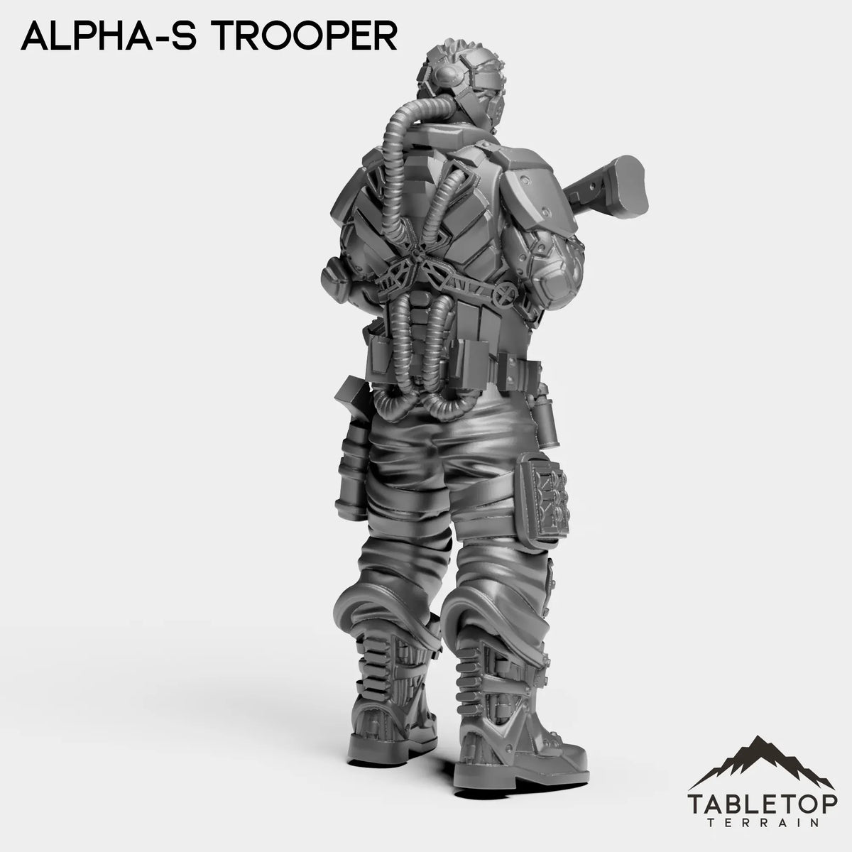 Tabletop Terrain Miniature Alpha-S Trooper - Alpha Troopers