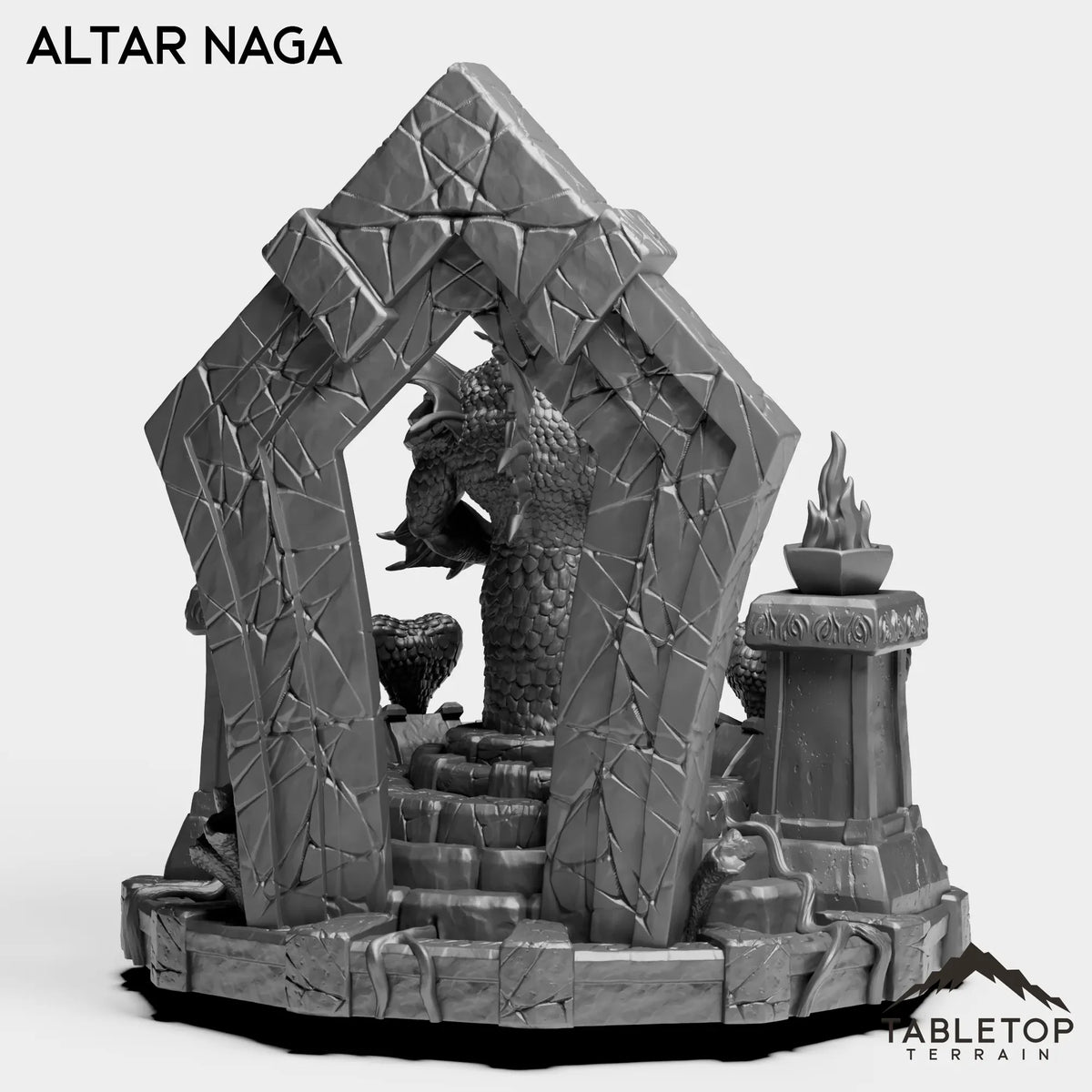 Tabletop Terrain Miniature Altar Naga