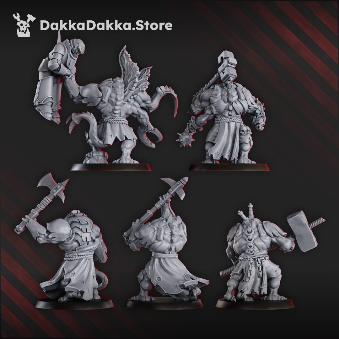 Tabletop Terrain Miniature Amalgamants of the Cosmic Harverster (x5)
