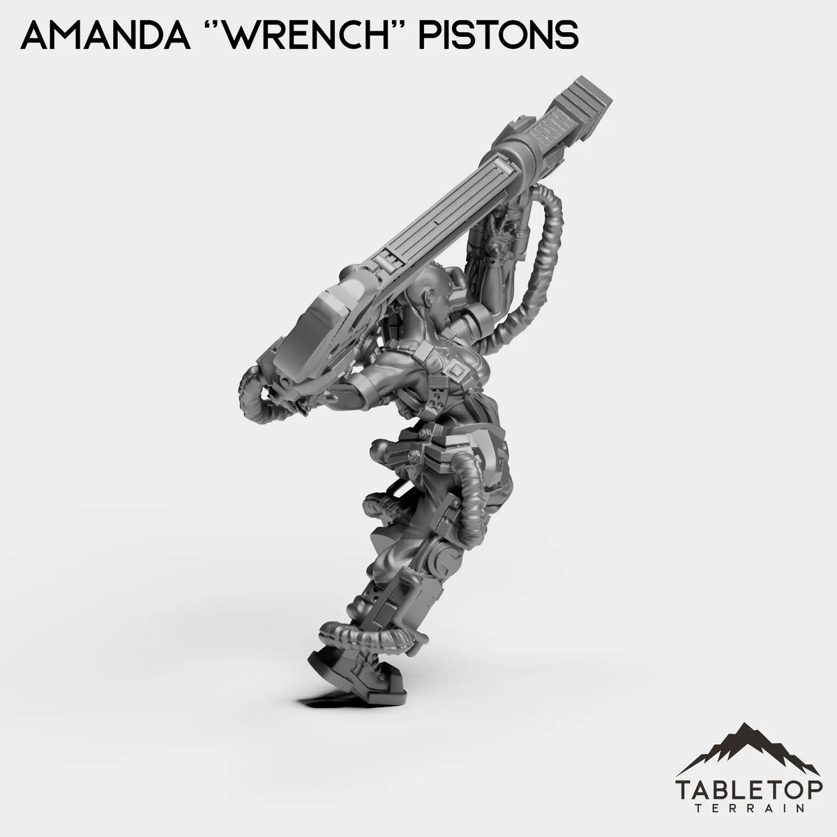 Tabletop Terrain Miniature Amanda ''Wrench'' Pistons - Division Ex