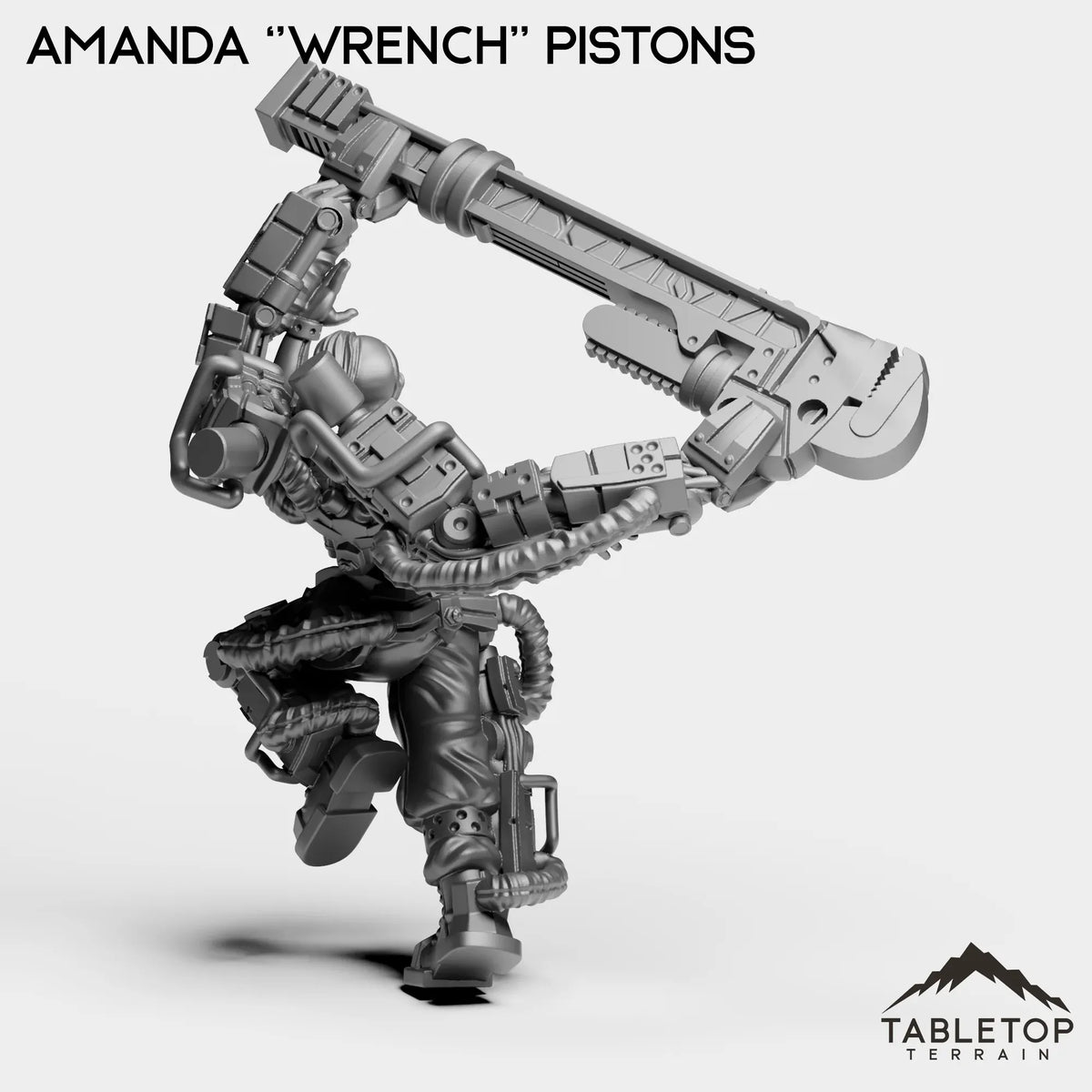 Tabletop Terrain Miniature Amanda ''Wrench'' Pistons - Division Ex