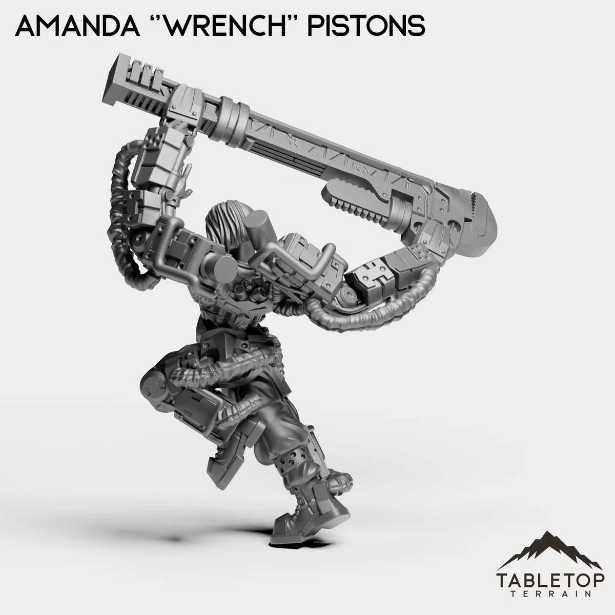 Tabletop Terrain Miniature Amanda ''Wrench'' Pistons - Division Ex