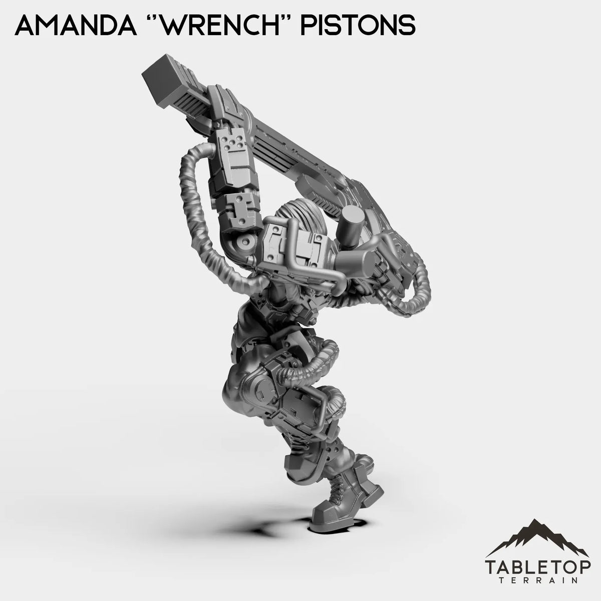 Tabletop Terrain Miniature Amanda ''Wrench'' Pistons - Division Ex