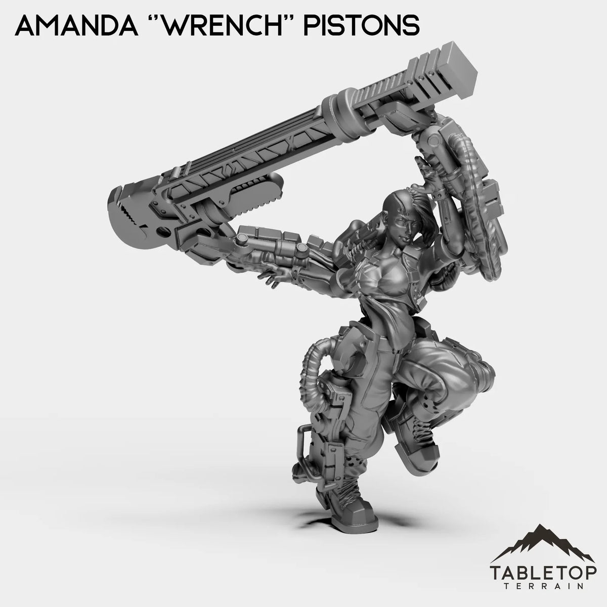 Tabletop Terrain Miniature Amanda ''Wrench'' Pistons - Division Ex