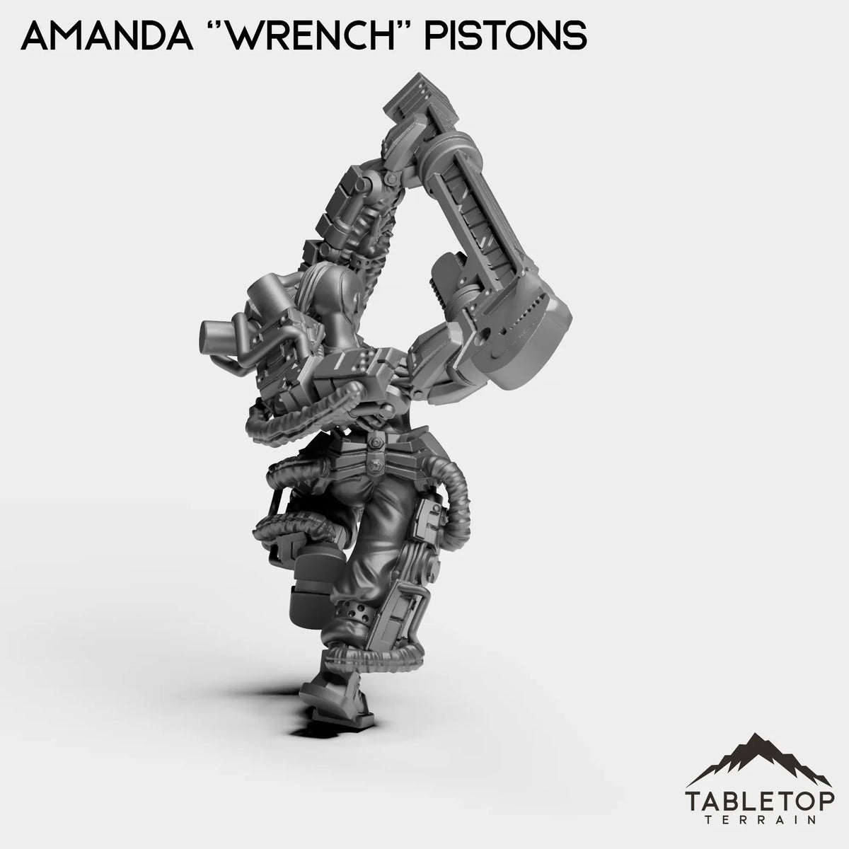 Tabletop Terrain Miniature Amanda ''Wrench'' Pistons - Division Ex