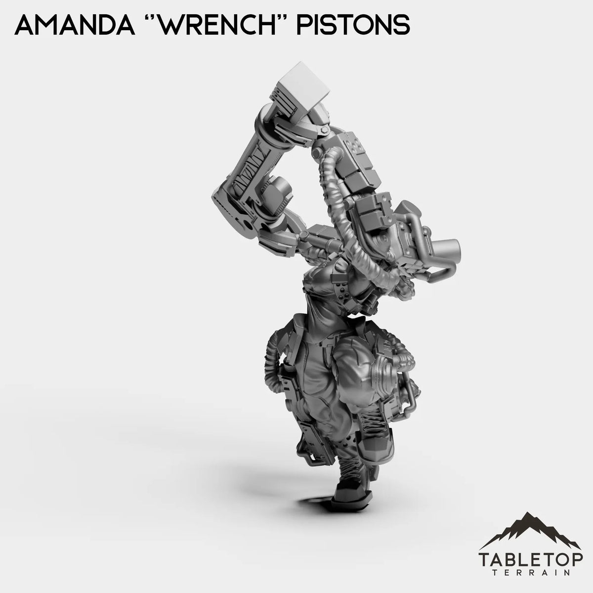 Tabletop Terrain Miniature Amanda ''Wrench'' Pistons - Division Ex