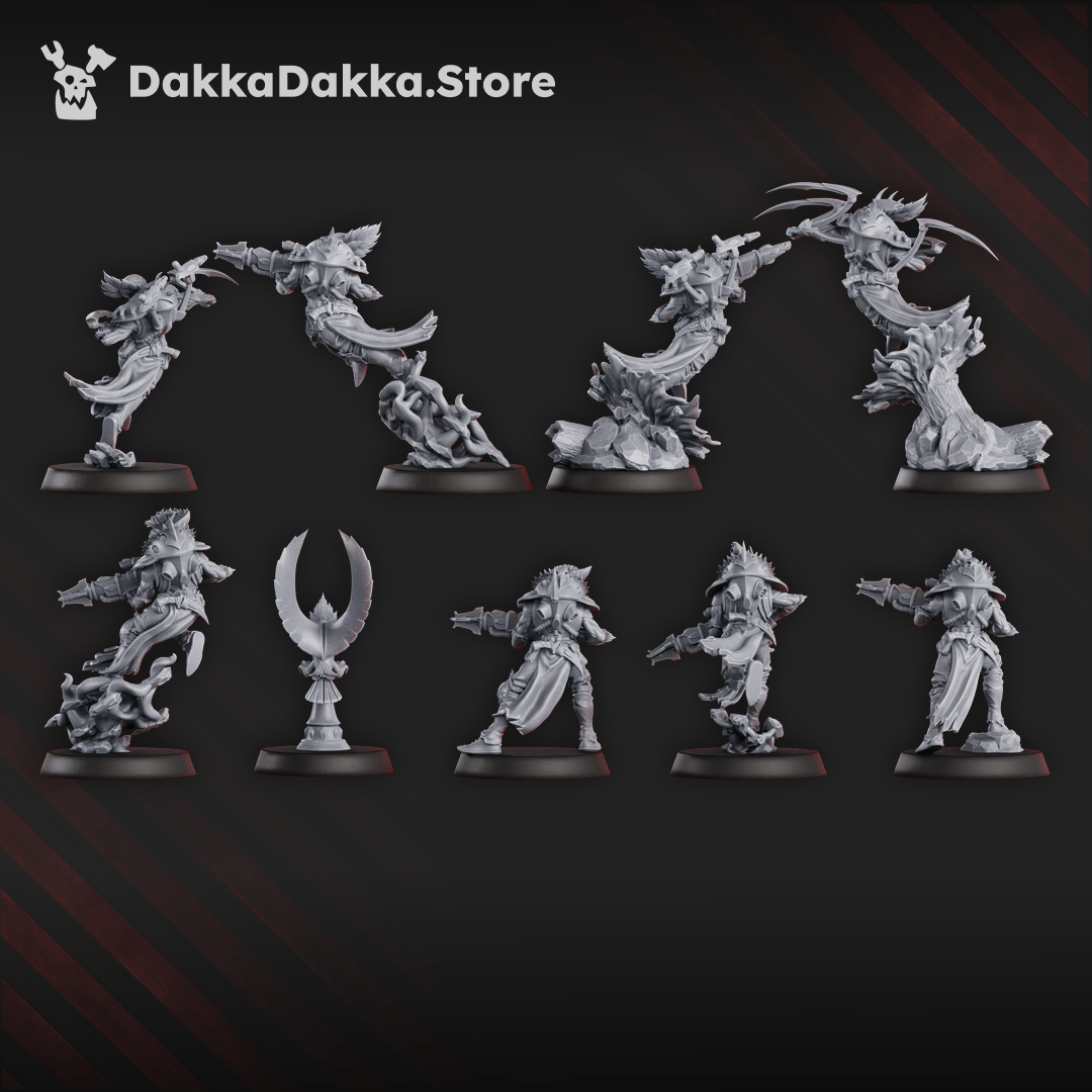 Tabletop Terrain Miniature Anchorites Webstriders Squad (x9)