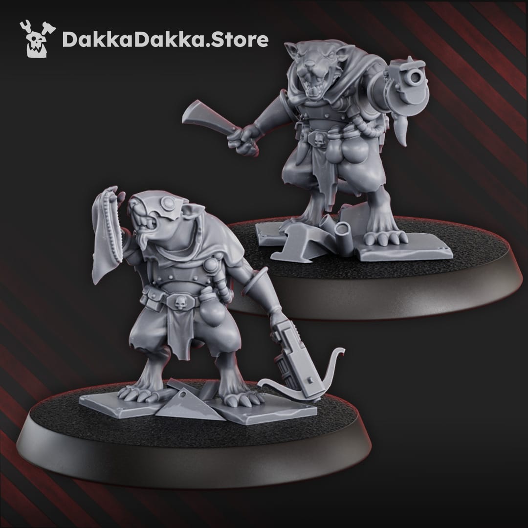 Tabletop Terrain Miniature Ancient Mine Rats