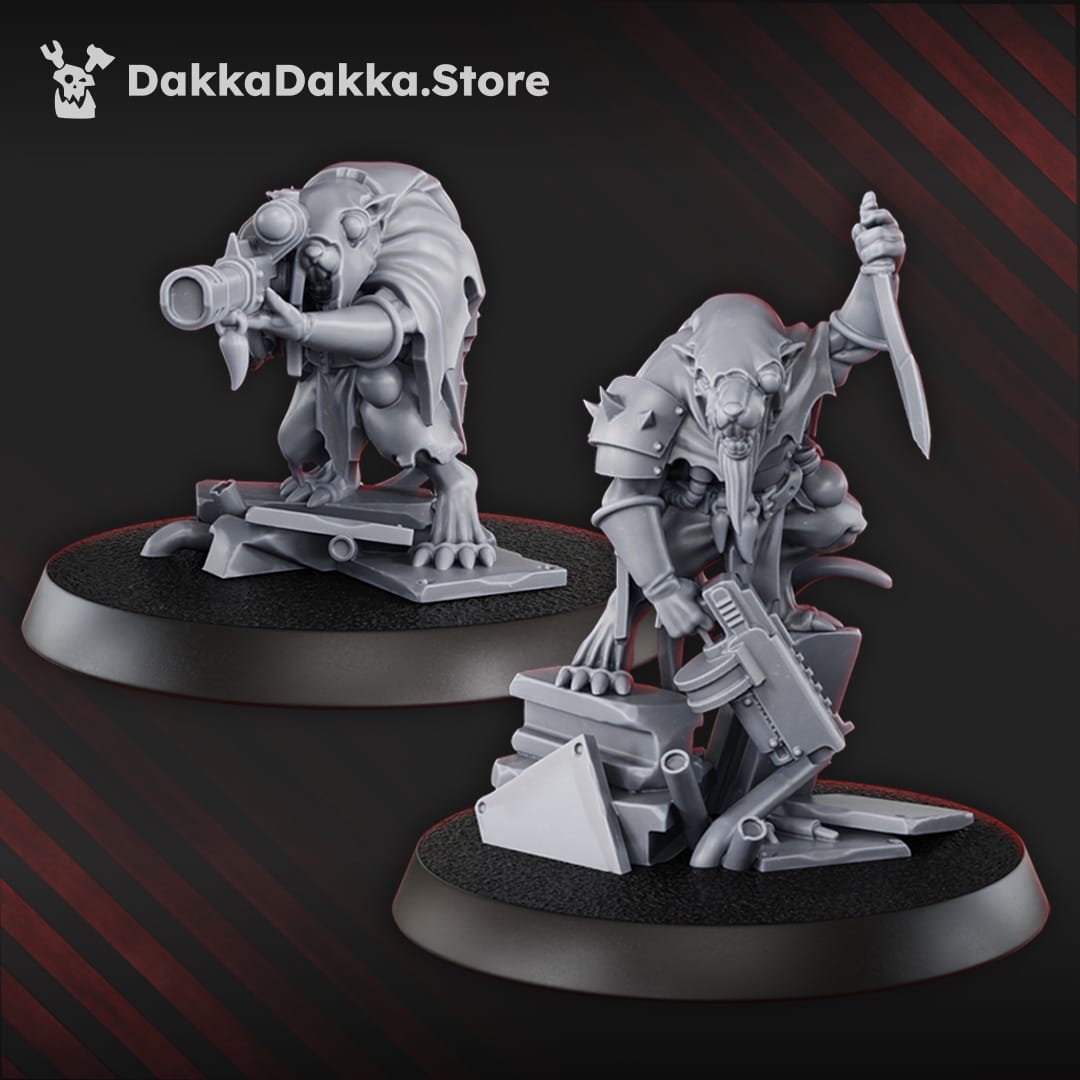 Tabletop Terrain Miniature Ancient Mine Rats