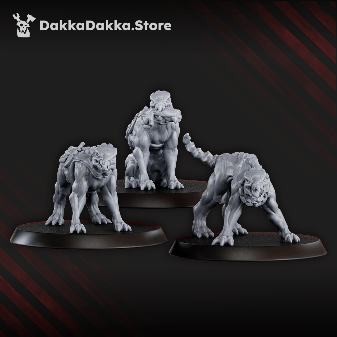 Tabletop Terrain Miniature Anunnaki Tribe Watchdogs