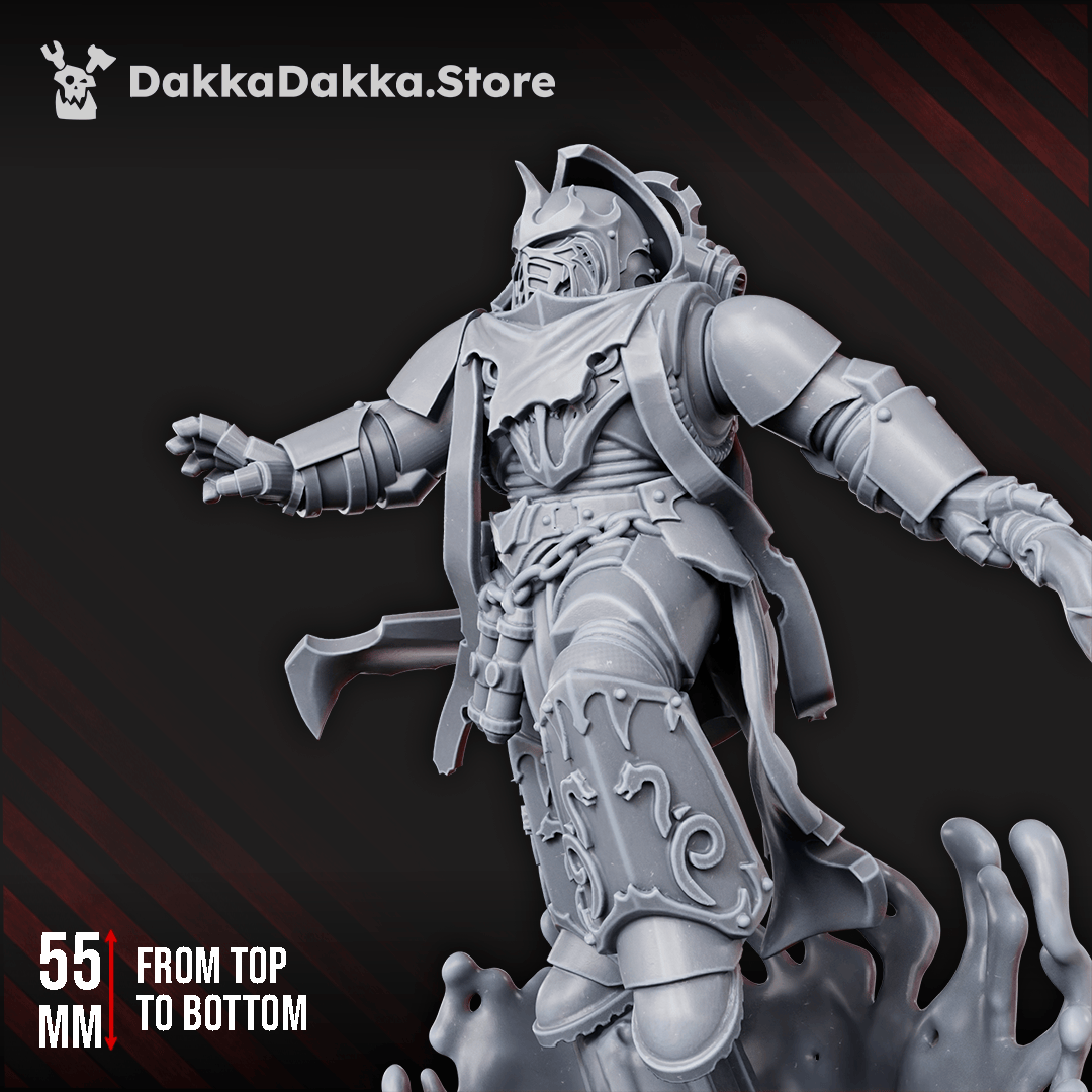 Tabletop Terrain Miniature Archivist Brother “Nethuns, the Tidal Wave”