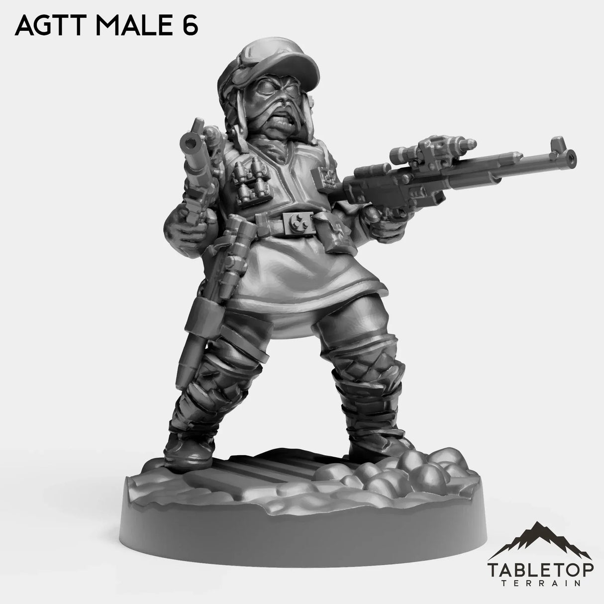Tabletop Terrain Miniature Arctic Guerrilla Trench Troops