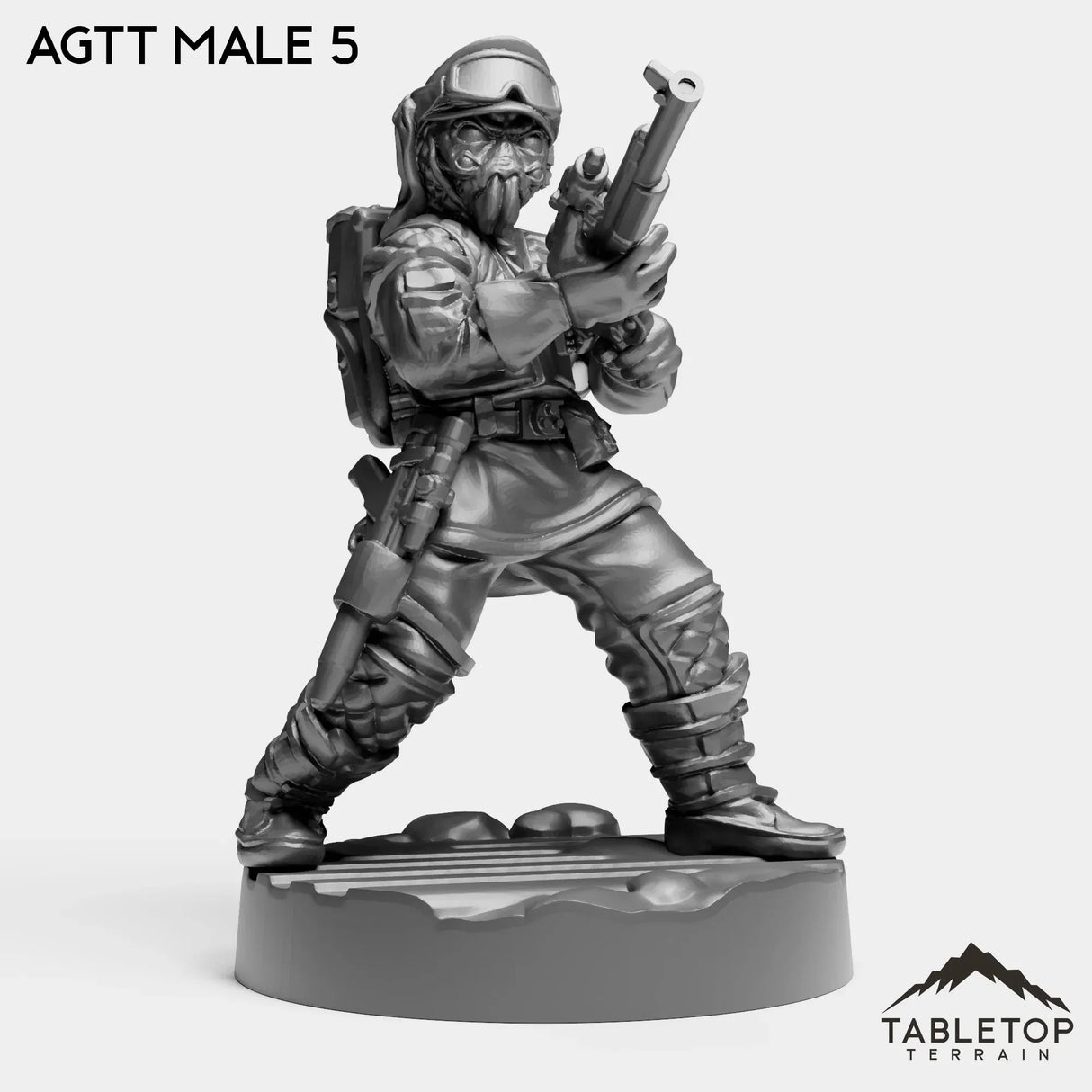 Tabletop Terrain Miniature Arctic Guerrilla Trench Troops