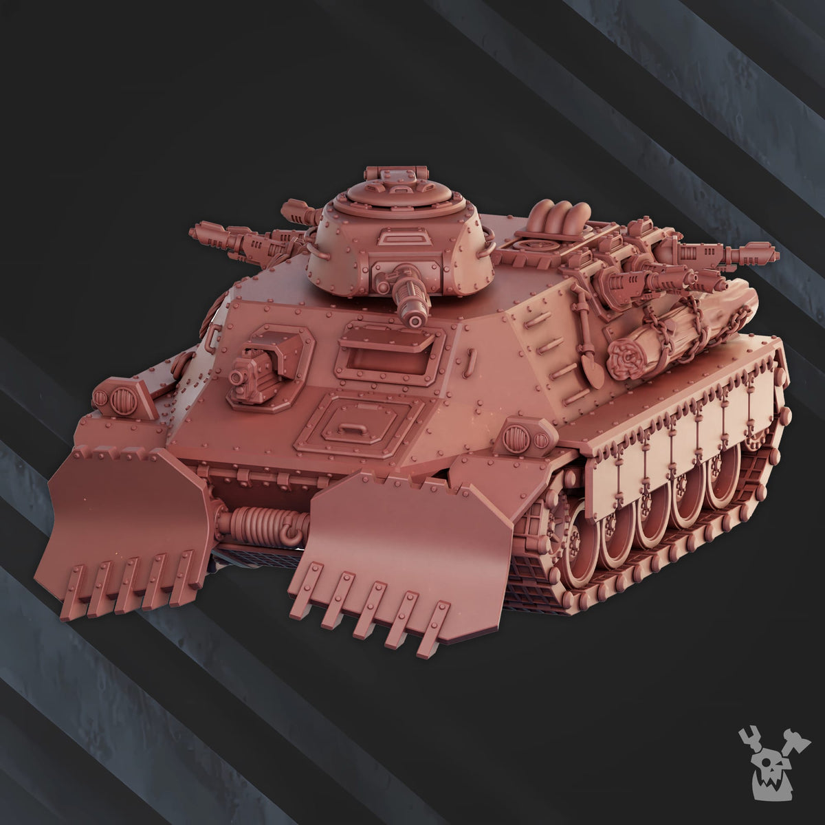 Tabletop Terrain Miniature Arctic Hammer APC