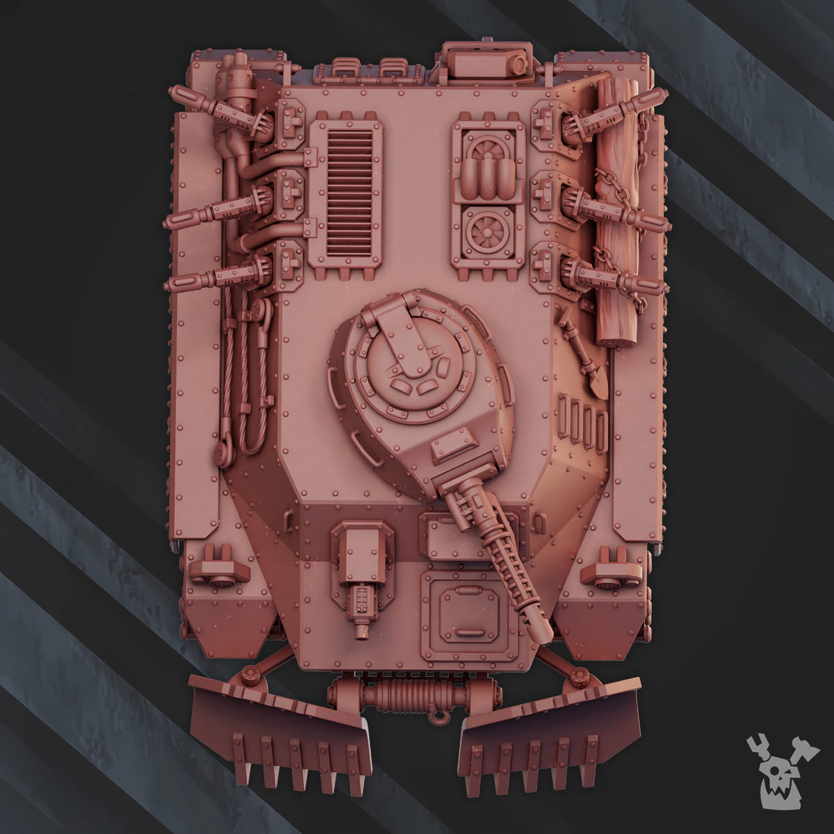 Tabletop Terrain Miniature Arctic Hammer APC