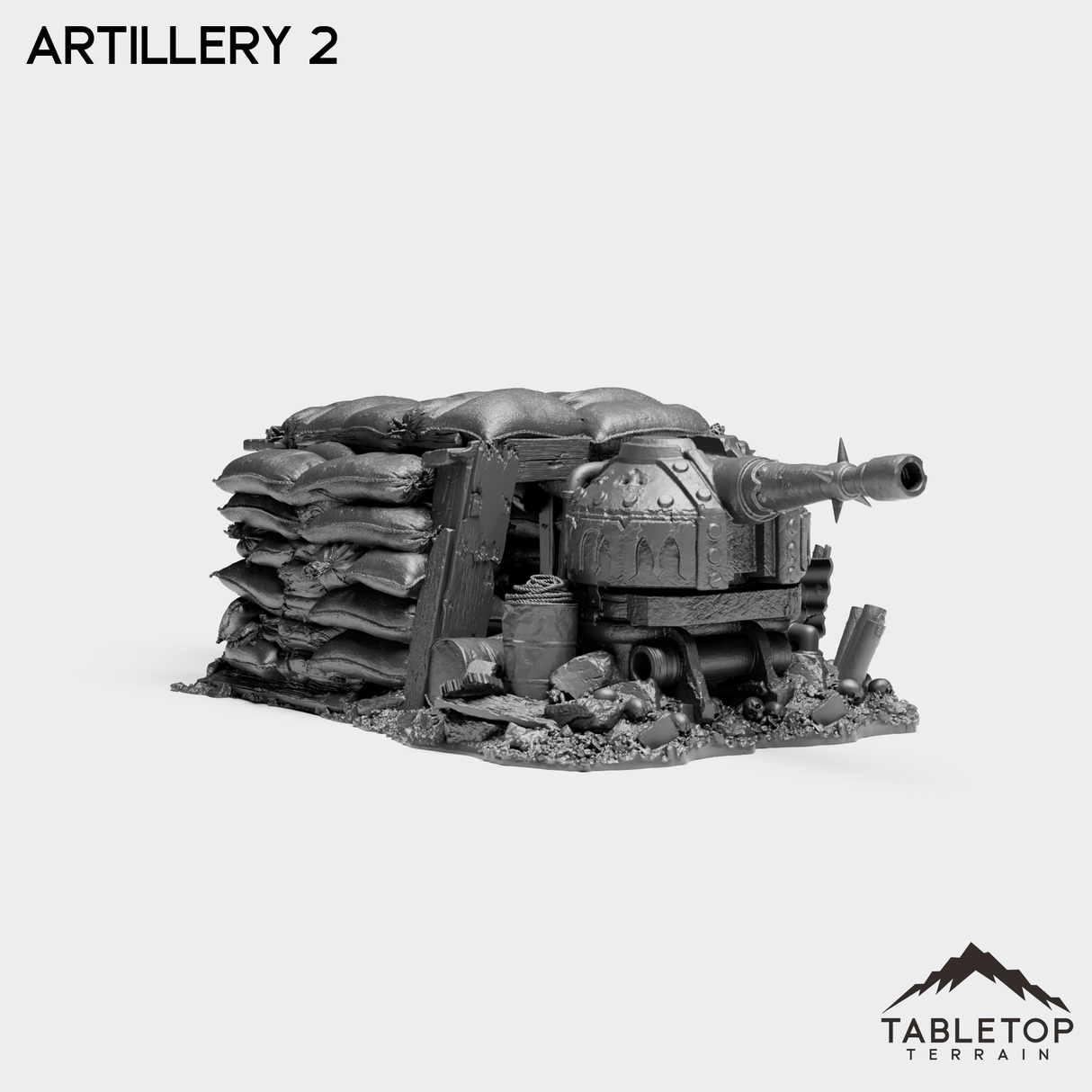 Tabletop Terrain Miniature Artillery 2 Artillery