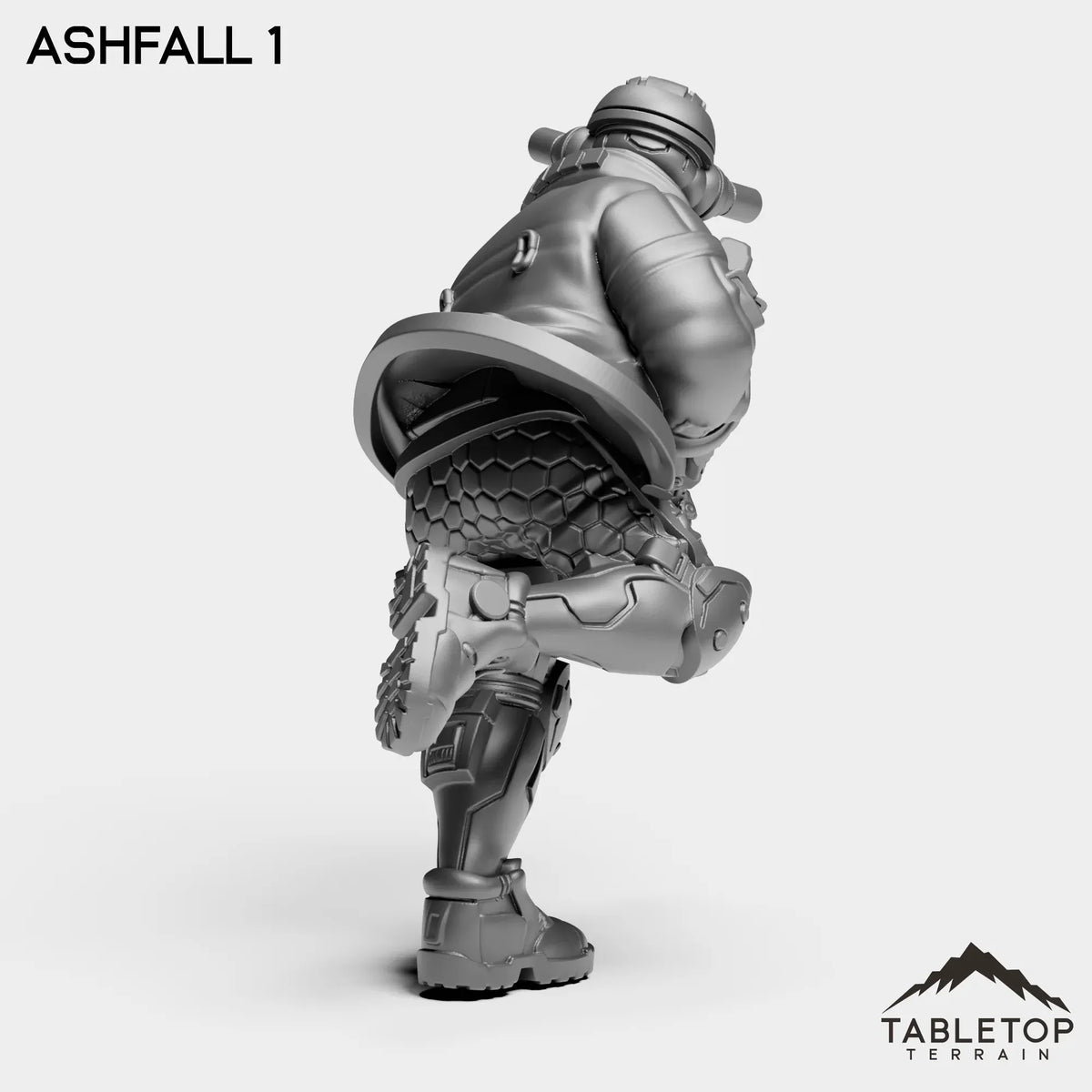 Tabletop Terrain Miniature Ashfall