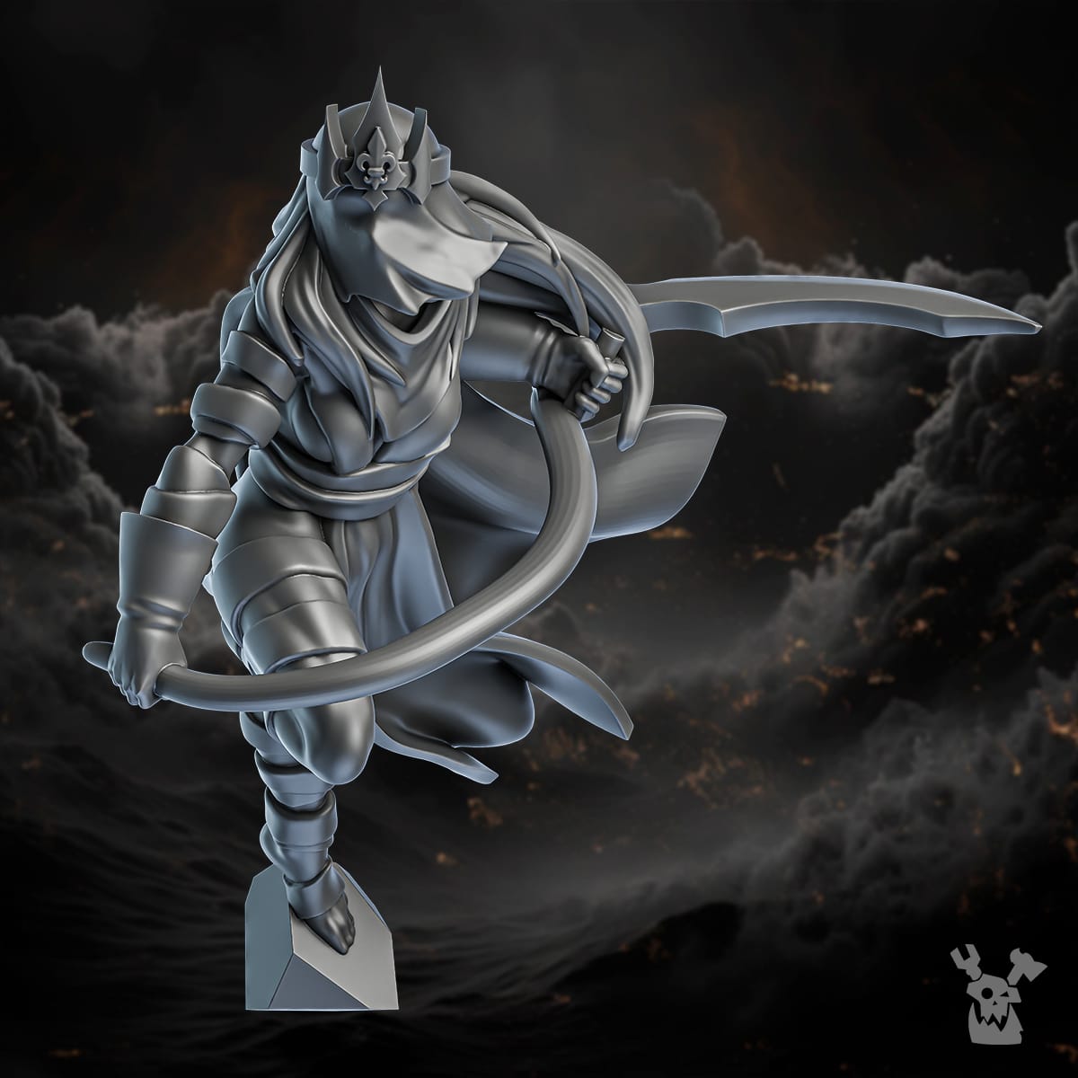Tabletop Terrain Miniature Assassin Sister