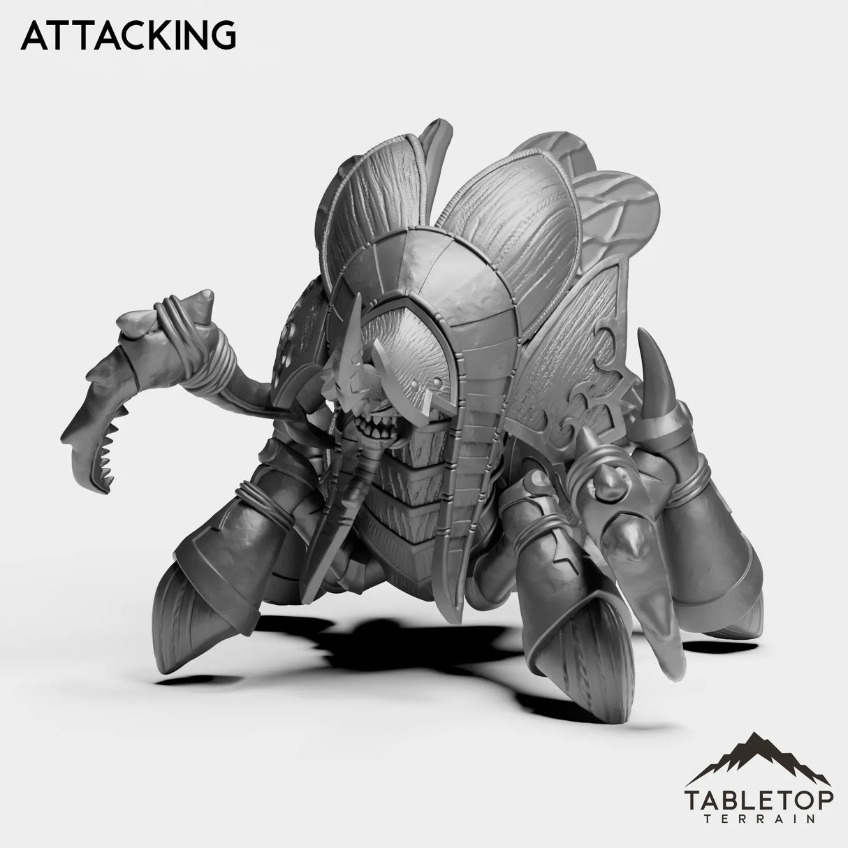 Tabletop Terrain Miniature Attacking Crypt Spider Lord