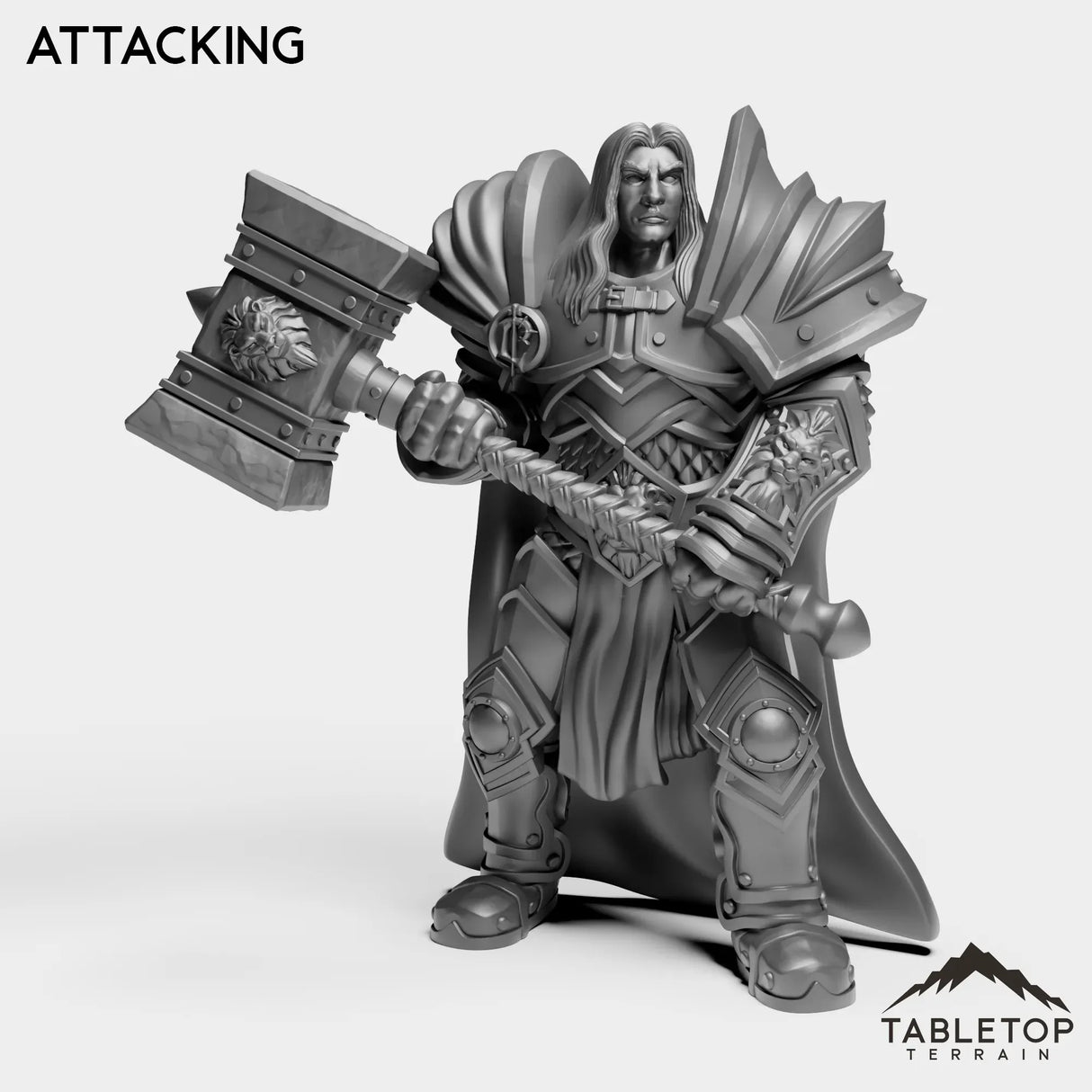 Tabletop Terrain Miniature Attacking Culled Knights Prince