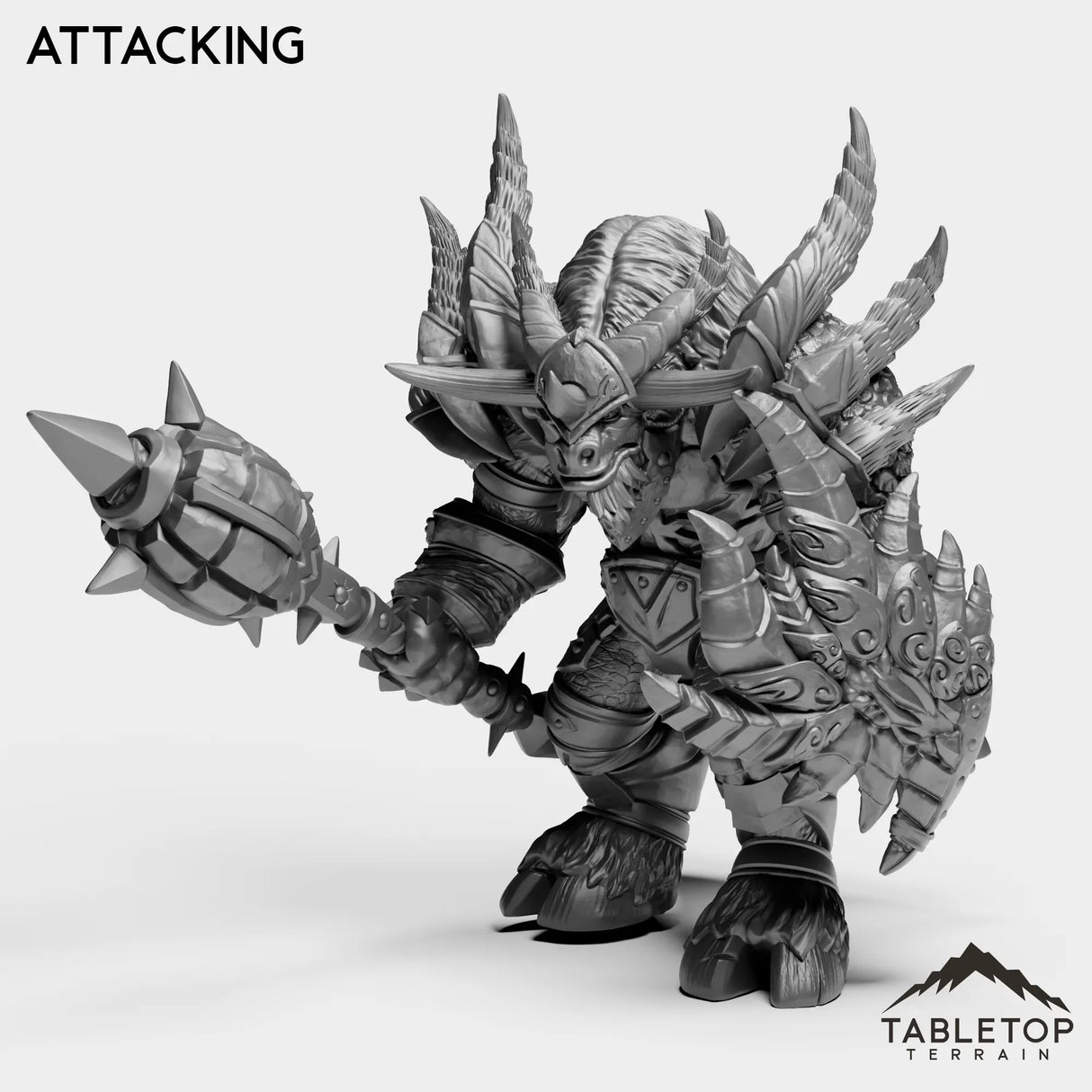 Tabletop Terrain Miniature Attacking Drake Master