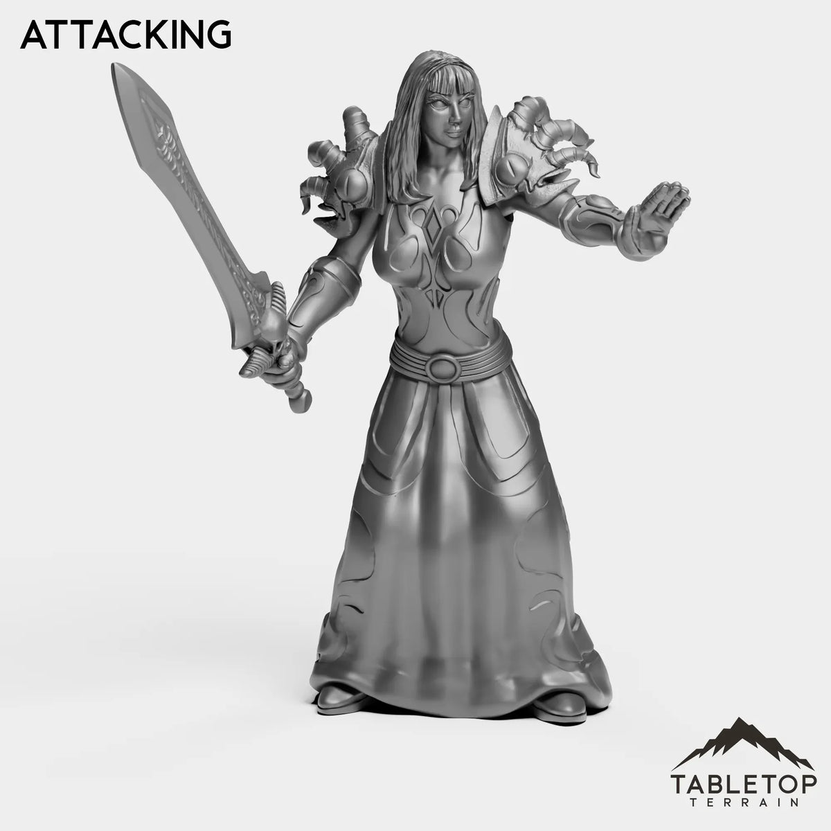 Tabletop Terrain Miniature Attacking Grand Widow