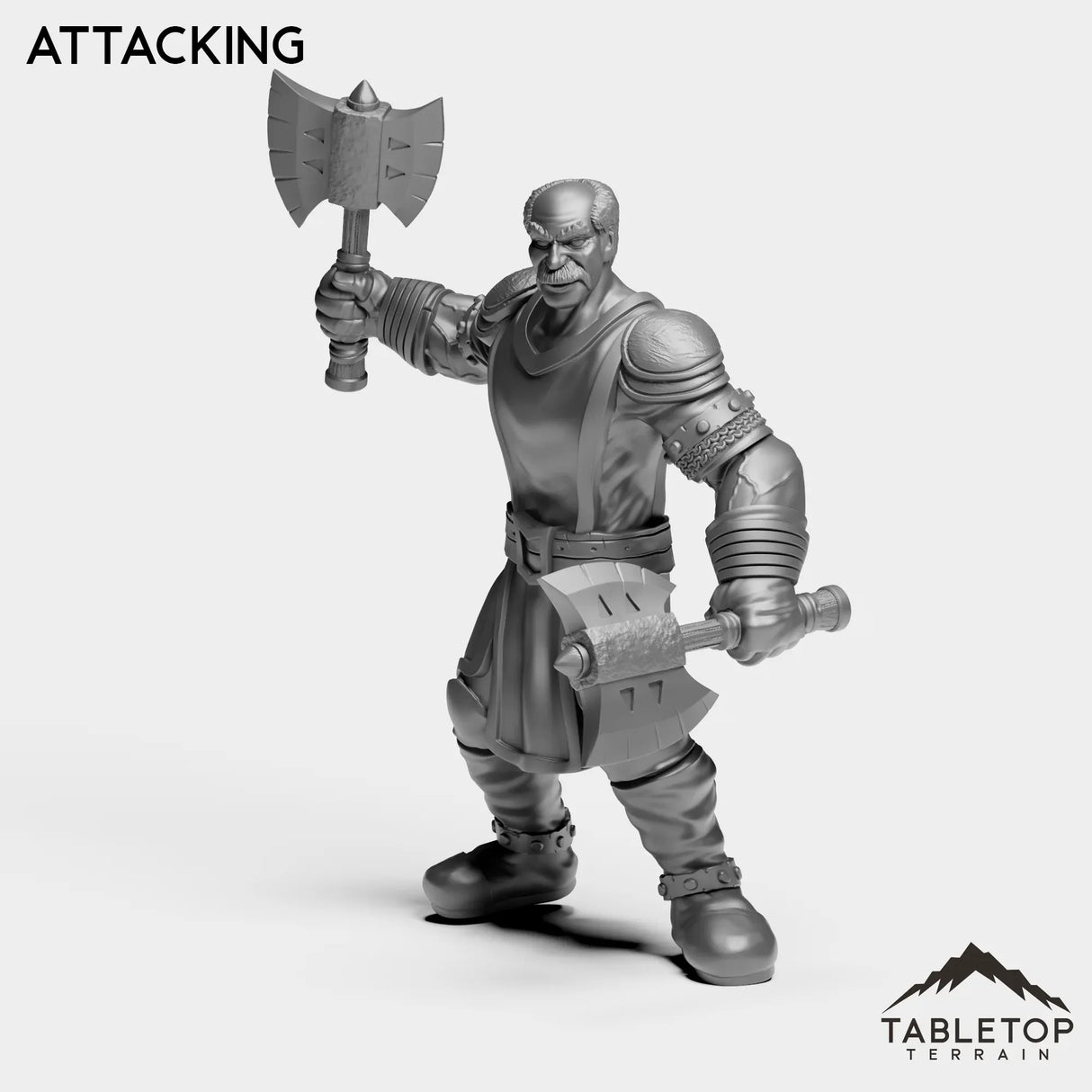 Tabletop Terrain Miniature Attacking Houndmaster